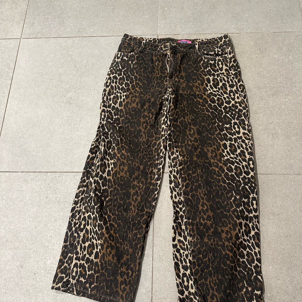 Edikted Animal Print Trousers